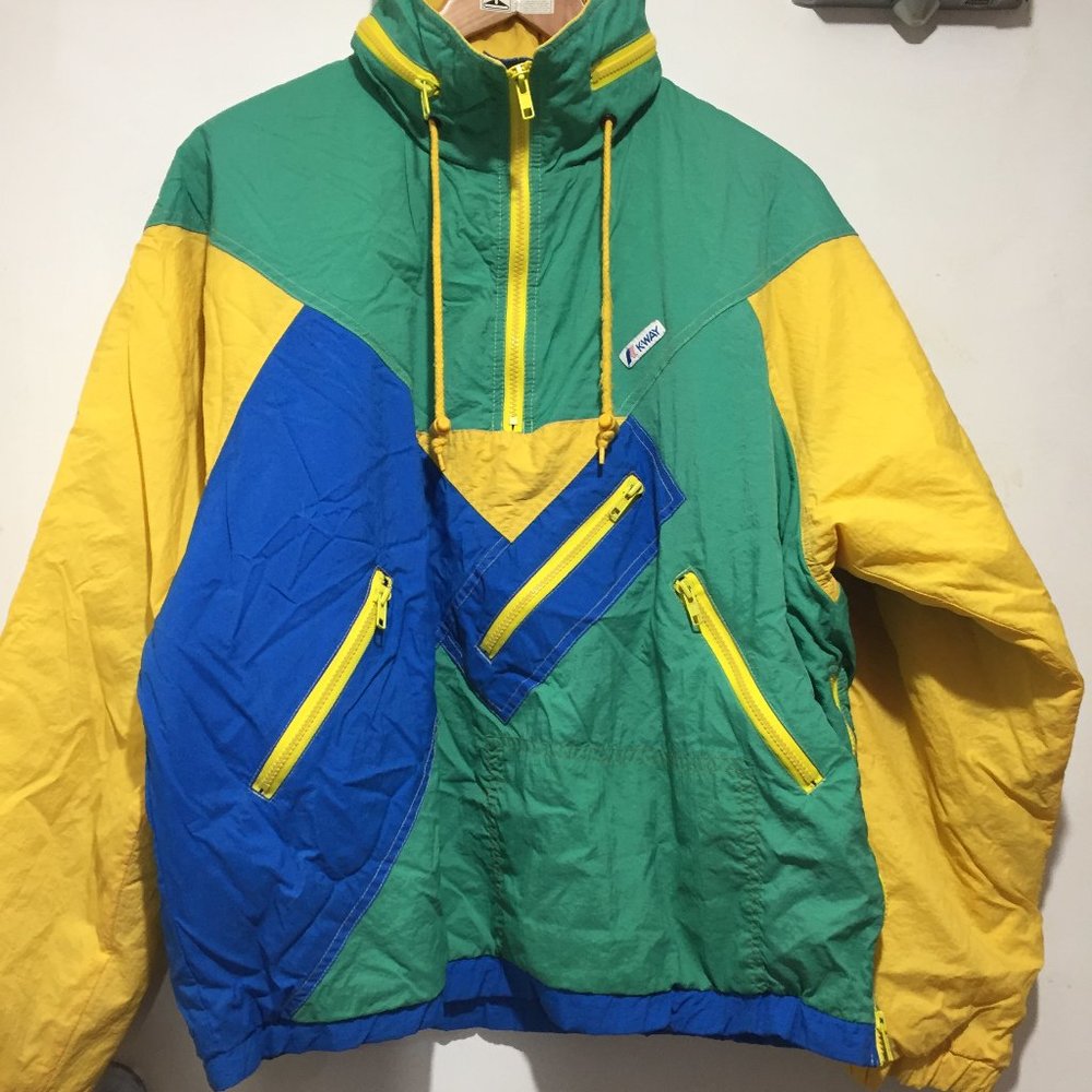 VINTAGE K-WAY INTERNATIONAL SKI FUN JACKETS SIZE S